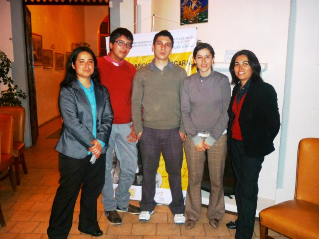 Con mis ayudantes de Universidad del Pacífico y Carolina Miranda