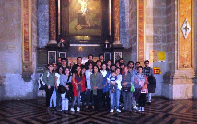 Visita patrimonial Catedral de Santiago de Chile. 2012