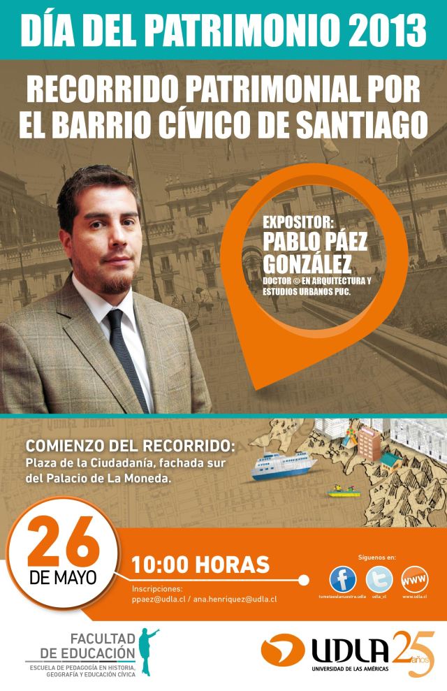 Afiche dia del patrimonio, 2013