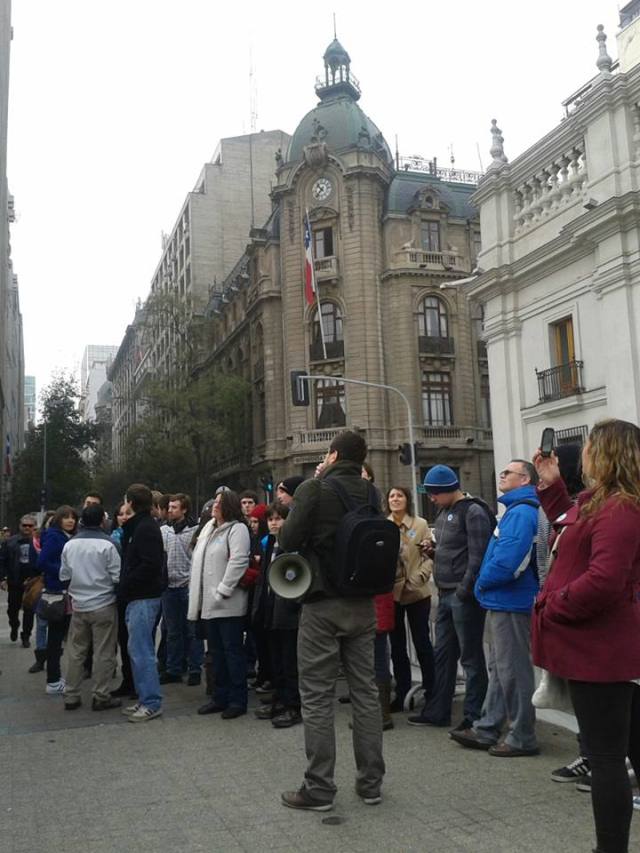Barrio civico Santiago Chile