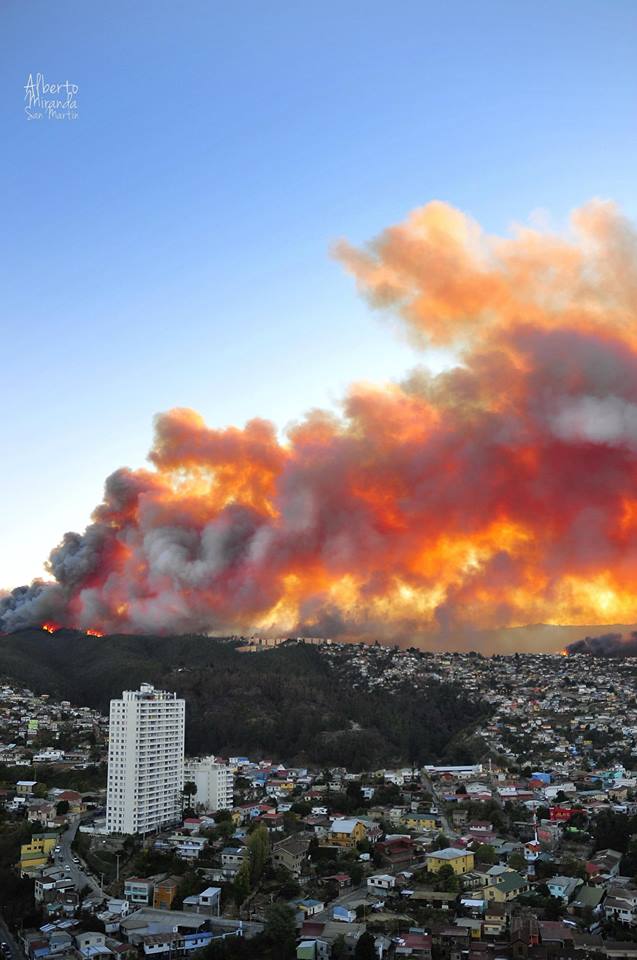 Valparaíso en llamas, 2014