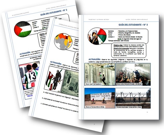 Guías de aprendizaje conflicto Palestina-Isrrael