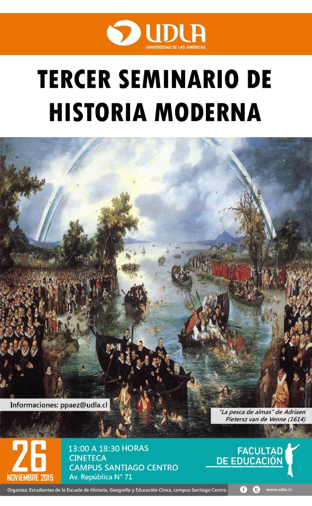 Afiche 3 Jornada Historia Moderna SC 2015 V2