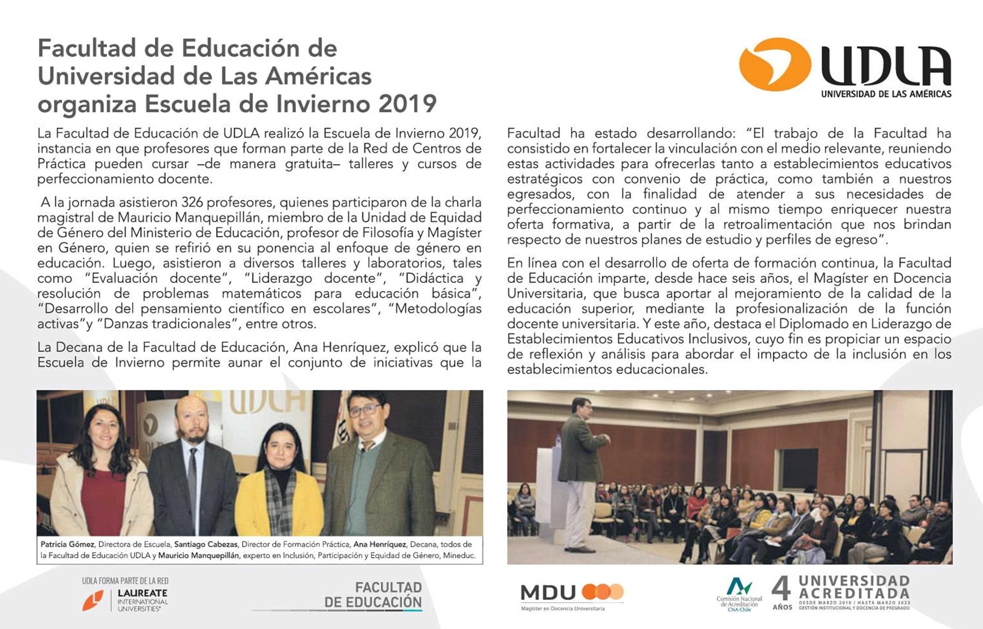 La Tercer Escuela de INvierno