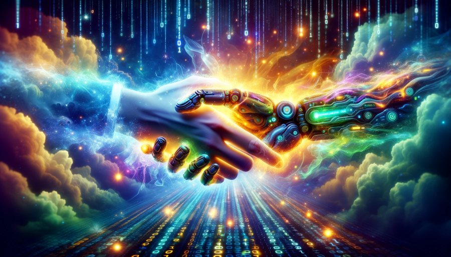 trato y colaboración entre humanos e inteligencia artificial