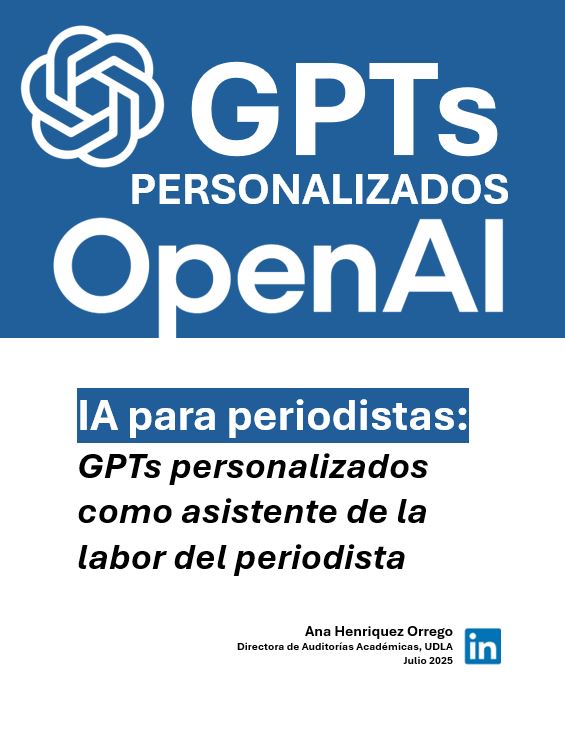 Guía para aprender a crear gpts personalizados para periodistas